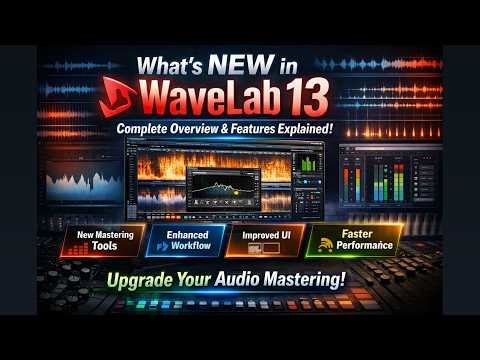 WaveLab 13 New Features Explained – Complete Overview for Audio Mastering & Editing
