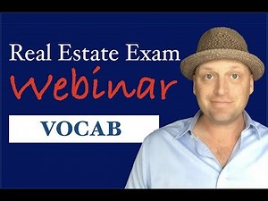 Free Premium Webinar: Real Estate Terms & Vocabulary