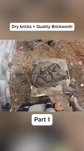Dry bricks = Quality Brickwork! #fblifestyle #brickwork #bricklayer #bricklaying #The #humour | Bricks Trick
