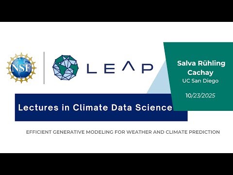 Efficient Generative Modeling for Weather and Climate Prediction