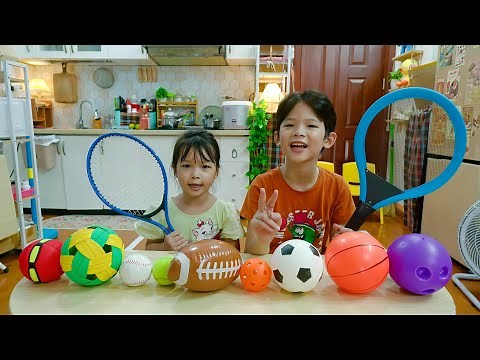 Learn All Sports Ball Names & Play Shoot, Kick, and Hit Balls! 🏀⚽🎾