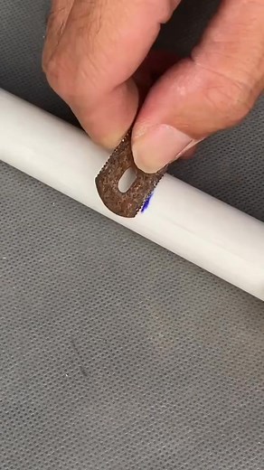 Remember this great tip to cut pvc pipe quickly #tipsandtricks #tips #DIY | Anything Gon Wrongs