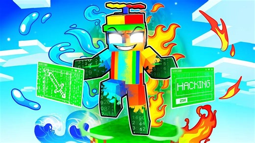 Using ADMIN COMMANDS on an ELEMENTAL One Block! 1233