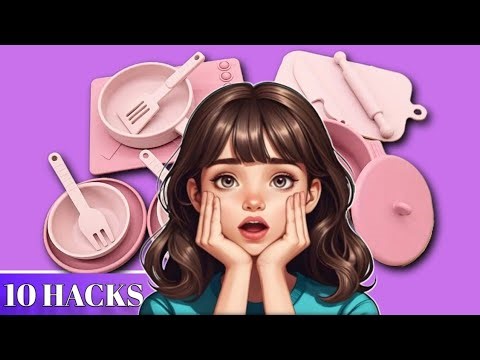 10 DIY kitchen toys | Mini kitchen set | 10 hacks💡 #diy