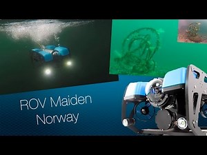 BlueRobotics - BlueROV2 - Maiden dive in Norway