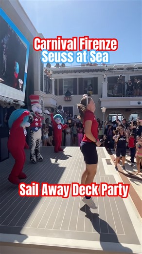 SEUSS AT SEA Carnival Firenze June 2026#carnivalfirenze#catinthehat#travel