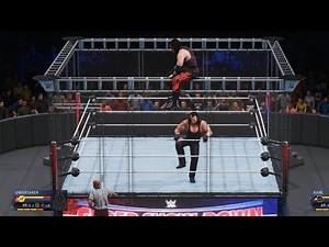 WWE 2K20 - Undertaker vs Kane - Steel Cage Gameplay (PS4 HD) [1080p60FPS]