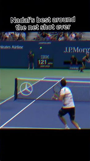 Nadal’s best around the net shot ever🎾