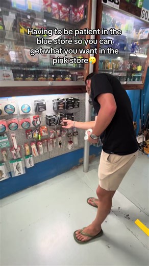 The Struggles of Shopping in a Blue Store