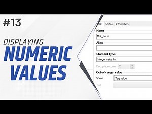Displaying Numeric Values | How to Display Number in SCADA | SCADA Tutorial