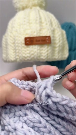 Half double crochet stitch pattern #crochetpattern#crochetstitches #halfdoublecrochet
