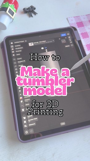 46 reactions · 55 comments | Unlock the secrets to making your own tumbler models ✨ Want the FREE STL file to follow along? Comment “TUMBLER” below and I’ll send it straight to your DMs! 磻 #3dtumbler #3dprinting #crafting #tumblermaker #3dtumblersleeve #tumblerart #tumblerhandle #3dprint #3dmodel | Dimensional Drinks | Facebook
