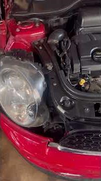 ￼ Mini Cooper model R56 oxygen sensor, replace