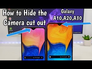 How to hide the Camera cut out on any Samsung phone