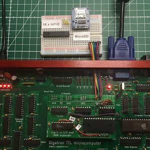 Gigatron I/O and RAM expander