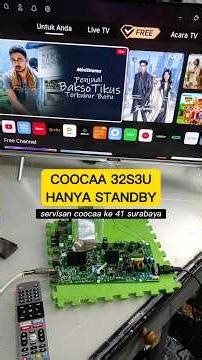 SERVIS COOCAA 32S3U PROBLEM STANDBY DARI SURABAYA #servisanke41