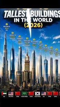 Top 10 Tallest Buildings in the World (2026)#shorts #viral #@Laughwithsonam