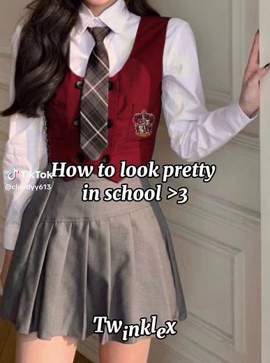 How to look pretty in school>3#fyp #viral #unfrezzmyaccount #school #trending #foryoupage #fypppppppppppppppppppppppp #fypシ゚viral