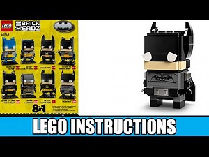 LEGO Instructions - BrickHeadz - 40748 - Batman 8in1 - DC Super Heroes (The Batman)