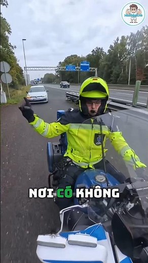 Why do motorcycle police in the Netherlands instruct vehicles that have committed a traffic viola...