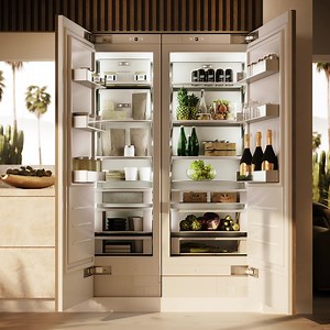 True visual perfection can only be achieved with strict attention to detail. Whether you want to make a bold statement or create a seamless integrated look, our Monogram column refrigerators are redefining luxury, one detail at a time. | Monogram Canada