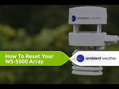 HOW TO: Reset Your WS-5000 Array