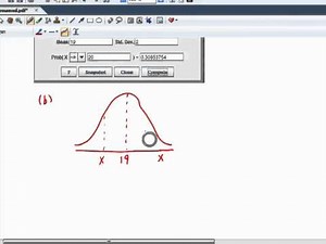 Find area under the normal curve; find normal scores using StatCrunch