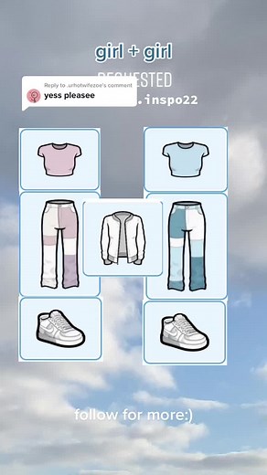 Reply to @.urhotwifezoe comment what you would like next! #fyp #aesthetic #bitmojioutfitideas #followformore #snapchat #matching #girls #denim