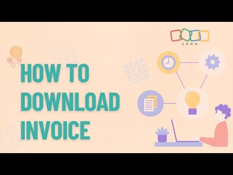 How To Download Invoices in Zoho Books | Easy 2025 Guide