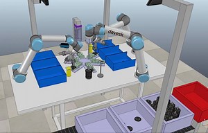 Robotics Simulation V-REP