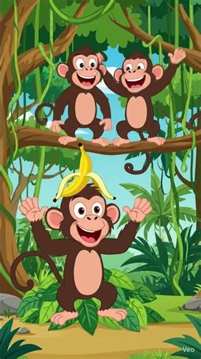 Greedy Monkey vs Magic Banana 😂 | Funny Cartoon Short