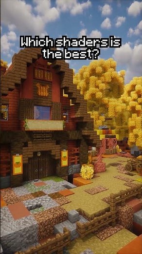 The Only 4 Shaders You Need This Fall 🍁 #minecraft #shorts