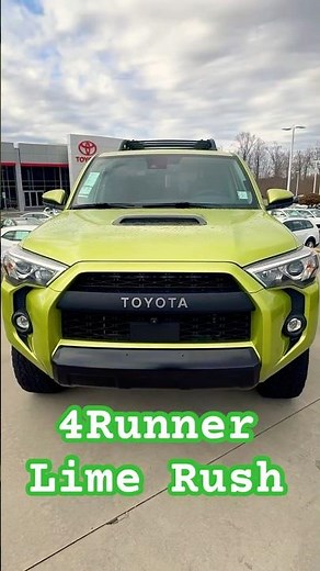 Toyota 4Runner TRD Pro in Lime Rush
