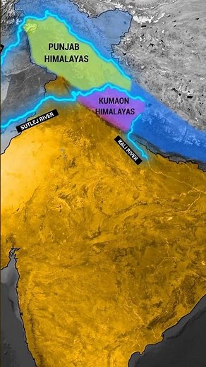 Regional Mapping the Himalayas #shorts #himalayas #geography #regional #map #mapping #facts #upsc