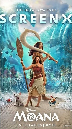 MOANA Returns! 🌊 Disney’s Biggest Ocean Adventure Yet | SCREENX Experience Trailer 2026 #moana