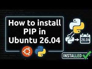 How to install PIP in Ubuntu 26.04