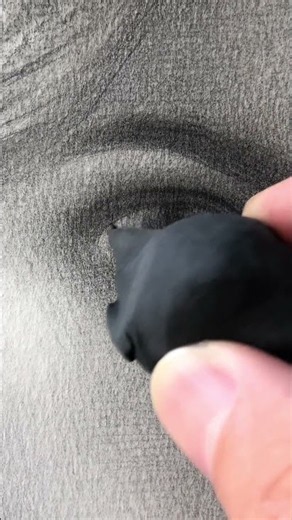 How to Use a Kneaded Eraser for Highlights: Graphite Portrait Tutorial