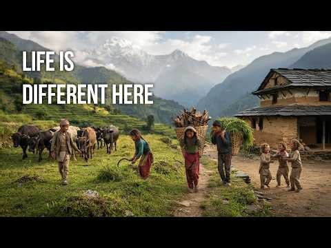 Living Simply in a Nepali Village | The Beauty of Daily Life in the Himalayas