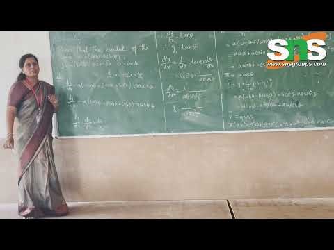 Evolute of the Curve Forms a Circle | Differential Calculus | SNS Institutions