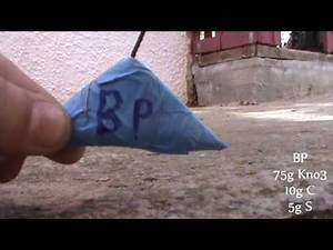 Burn and xplosion test of flash powder mg/Kno3 -kno3/S/al black powder+firecracker