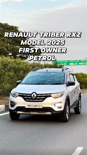 JP CARS on Instagram: "SOLD OUT 🔥 RENAULT TRIBER RXZ MODEL 2025 FIRST OWNER PETROL KM 4947 INSURANCE UP TO 28.05. 2026 PUSH BUTTON START TOUCH SCREEN REVERSE PARKING CAMERA 4 AIRBAGS WIRELESS CHARGING PROPER COMPANY SERVICE RECORD BRAND NEW CONDITION PRICE 749000 FIXED PRICE . . EC - @galatta_rider"