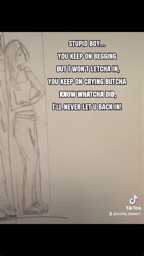 cold hearted girl drawing! #viral #drawing #art #fyp #youngartist