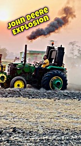 John Deere Engine Explosion | Harrow Pulling Competition | Tractor Sports