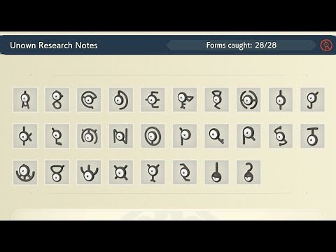 Pokemon Legends Arceus - All Unknown Locations