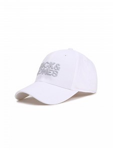 Buy Jack & Jones Men White & Grey Baseball Cap -  - Accessories for Men