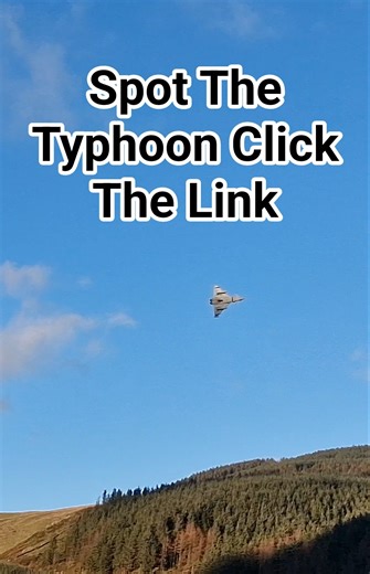 Single Typhoon Roars Through The Mach Loop 16/12/2025 -Click For The Full Video