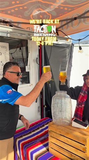 Calafia Taquería on Instagram: "Come visit us at @factionbrewing today from 12-8 PM! We’re serving amazing 🌮🌯 to go with your 🍺! #alameda #bayarea #oakland #food #tacos"