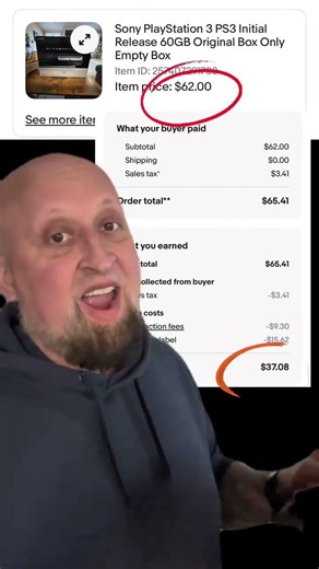 Empty Video Game Boxes to Cash on eBay