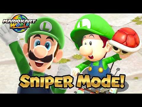 Mario Kart World Balloon Battle Baby Luigi Gameplay 3 Rounds