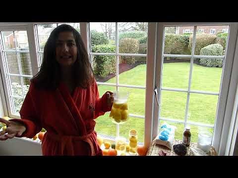 Citrus Bath Mixture for Skin Exfoliation with Tsetsi. How I Prepare my Bath Water?